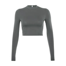 Dames Basic Crop Top