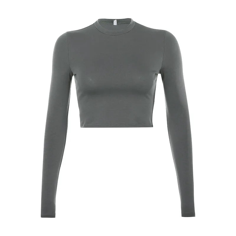 Dames Basic Crop Top