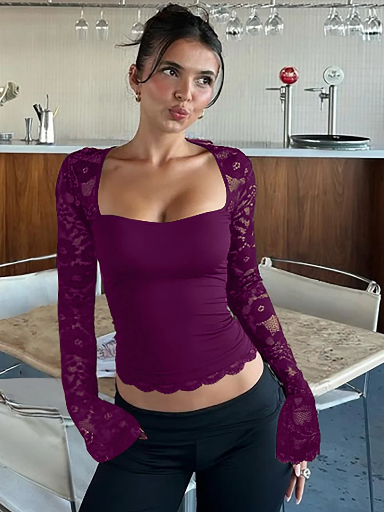 Lange mouw shirt Chloe