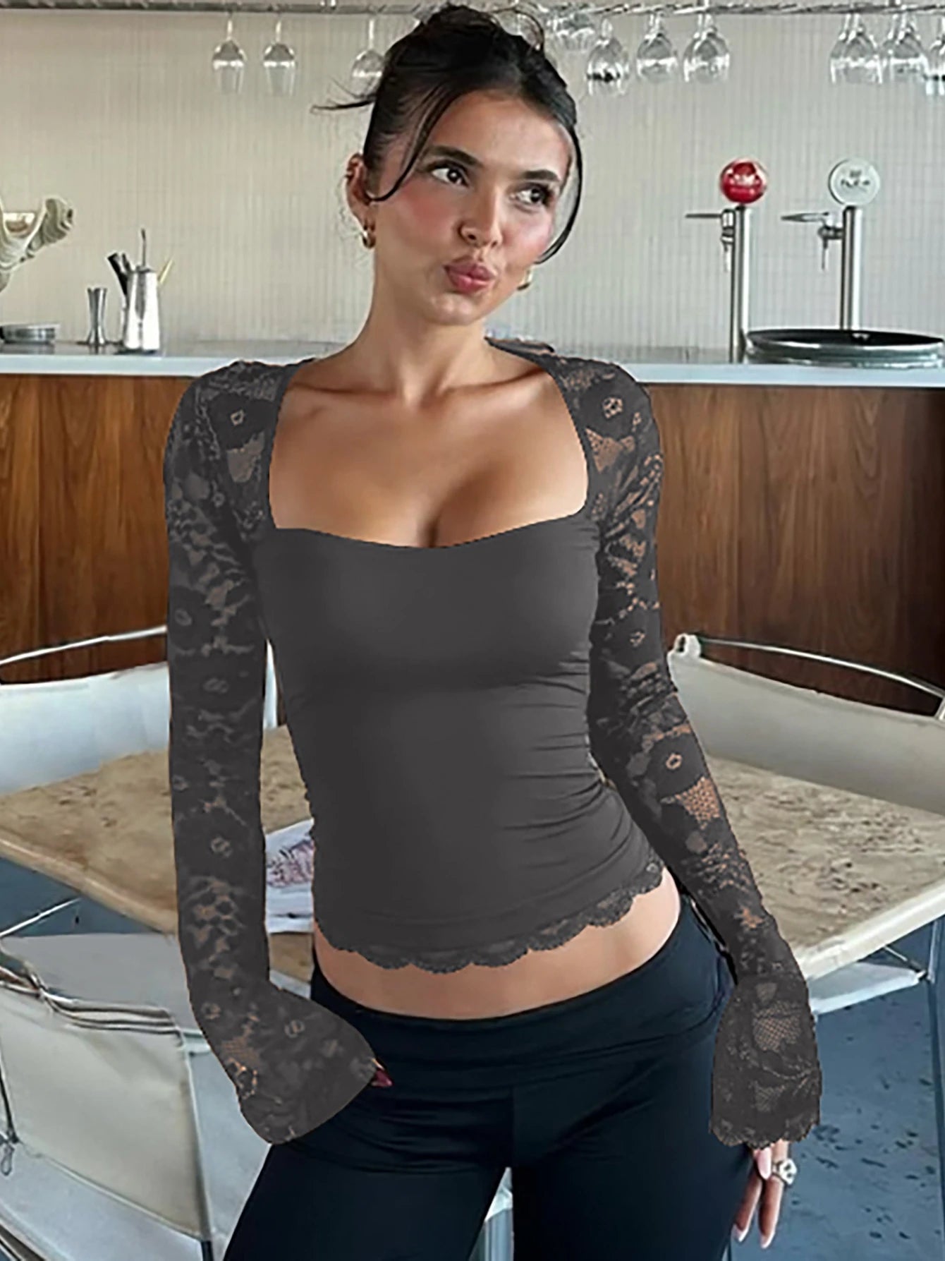 Lange mouw shirt Chloe