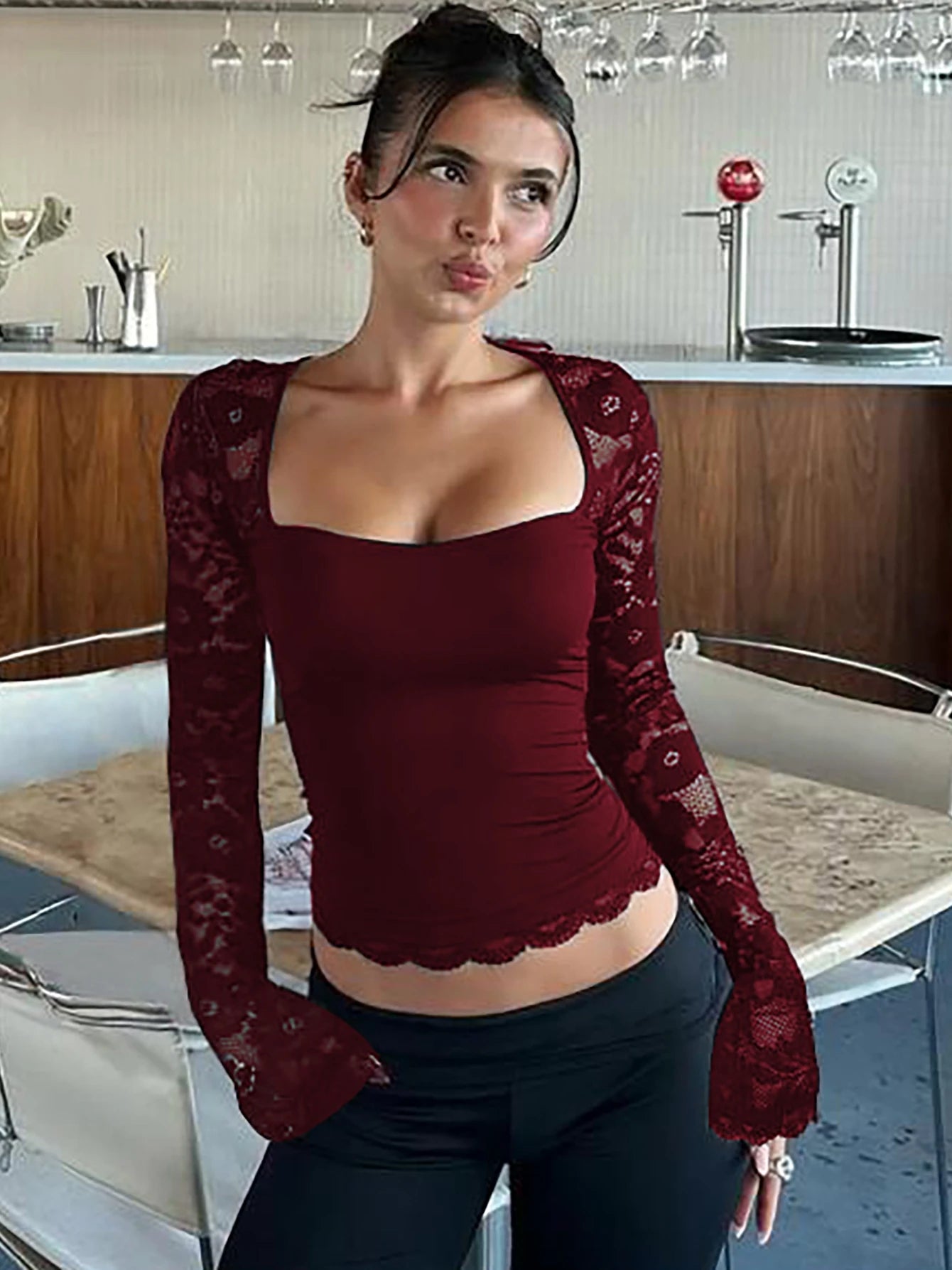 Lange mouw shirt Chloe
