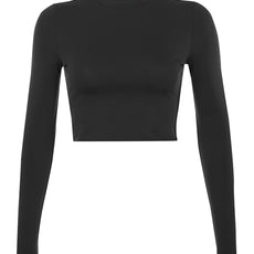 Dames Basic Crop Top
