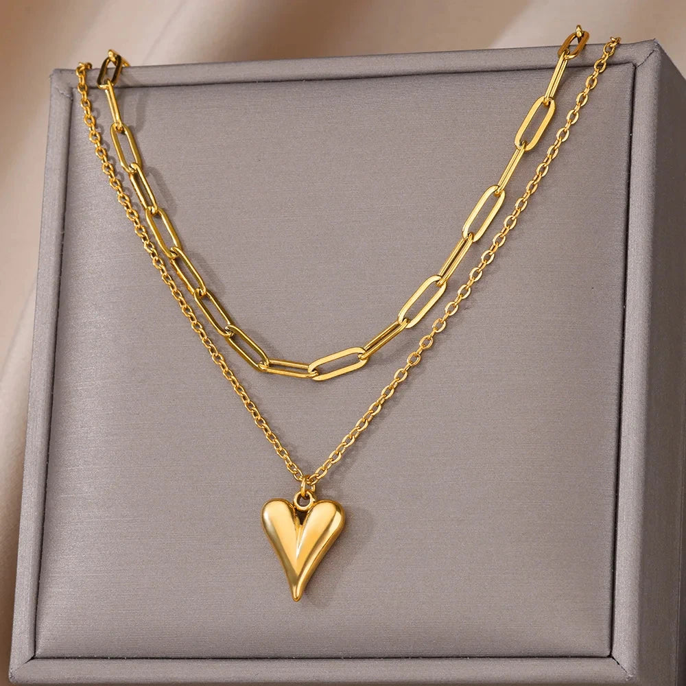 Hart ketting Anna
