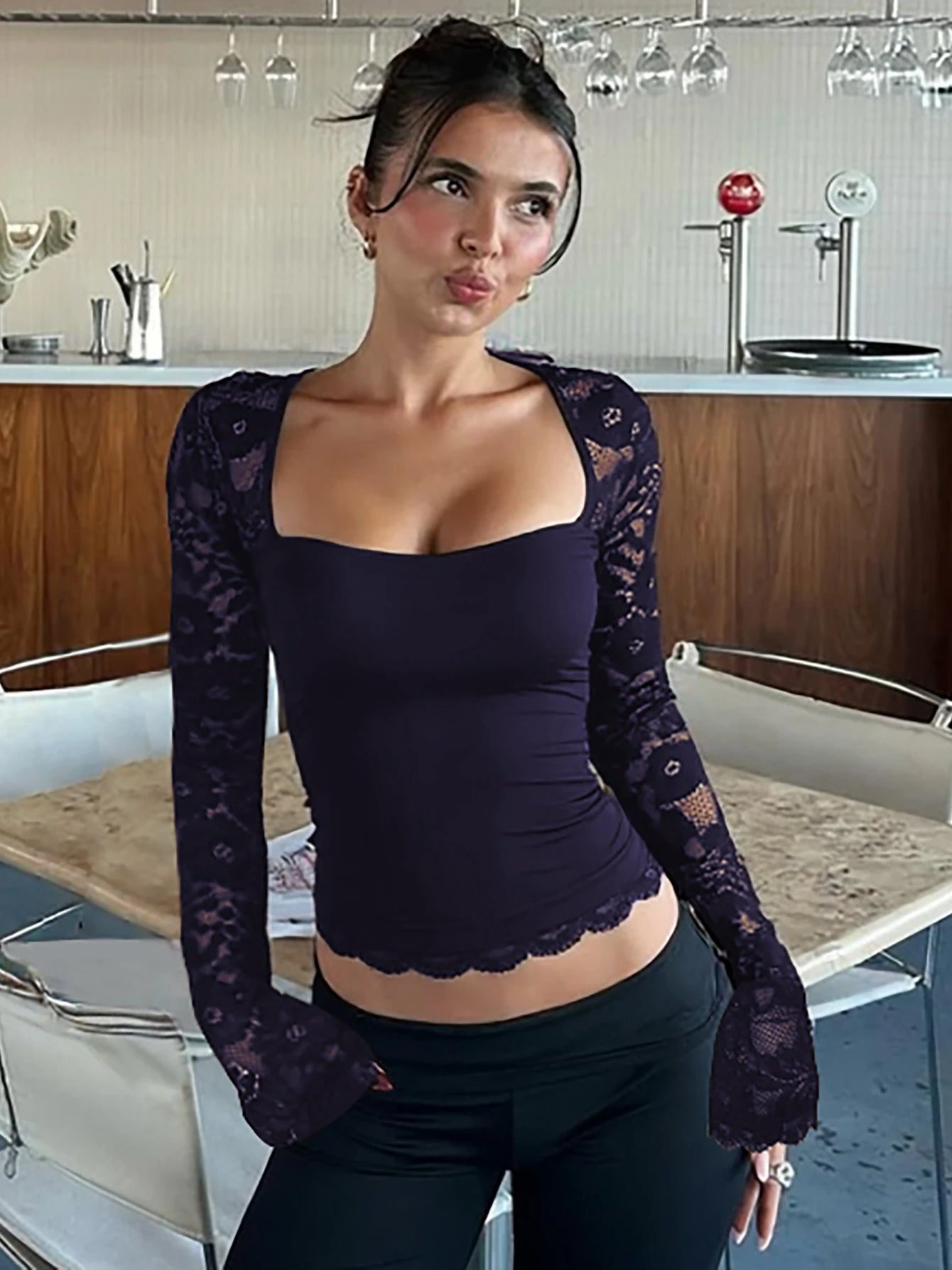 Lange mouw shirt Chloe