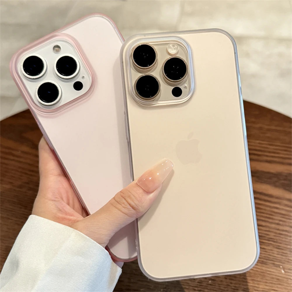 iPhone Case Mat Transparant