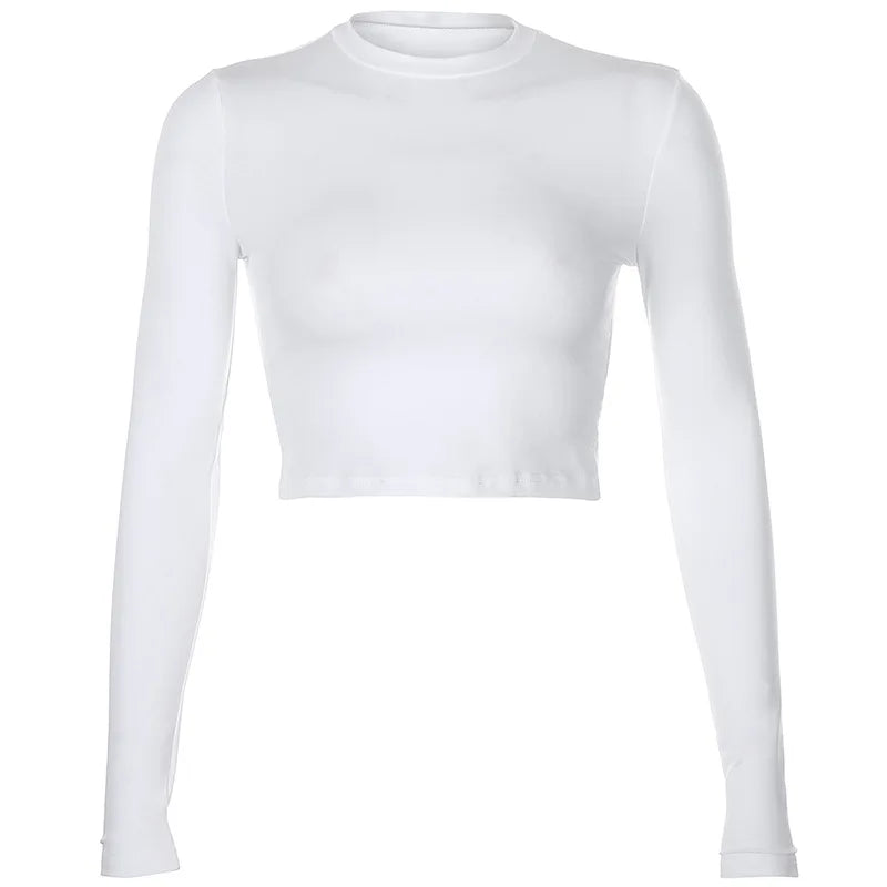 Dames Basic Crop Top